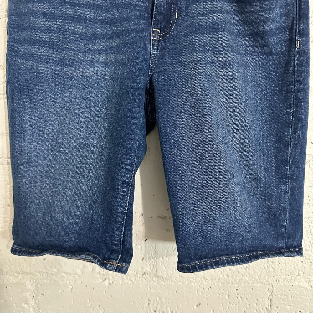 Gap Womens Jean Shorts 6 28 Blue Denim 9” Bermuda Stretch AF5 - Picture 3 of 5